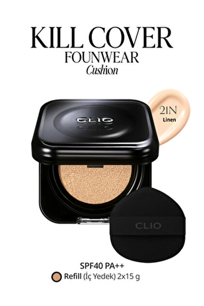 CLIO Kill Cover &セット全部３０種 CLIO Kill Cover The New Founwear Cushion + Refill SPF50+ PA+++ (3