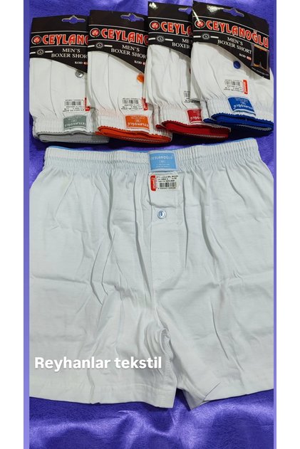 Men's 5-Piece Eco Pack 100% Combed Cotton Towel Waist Boxer with Cotton Pieces