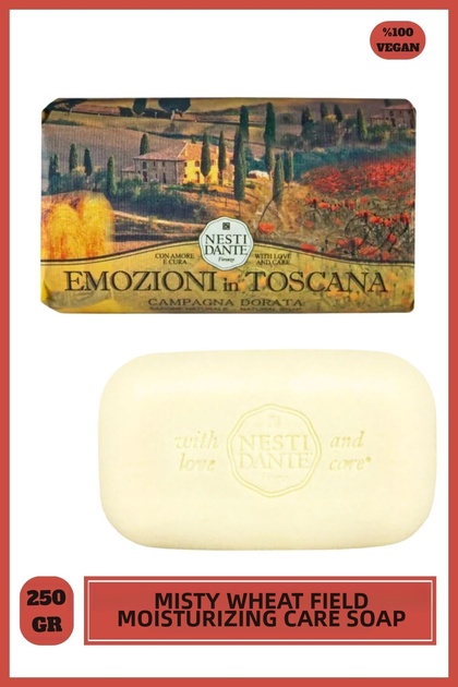 Emozioni in Toscana Campagna Dorata Solid Soap 250Gr | Moisturizer | Mystic Wheat Field