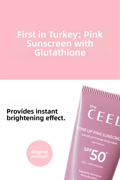 The Ceel SPF 50 Pink Anti-Blemish - Tone Equalizing Sunscreen, Glutathione  and Hyaluronic Acids 50 ml- Trendyol