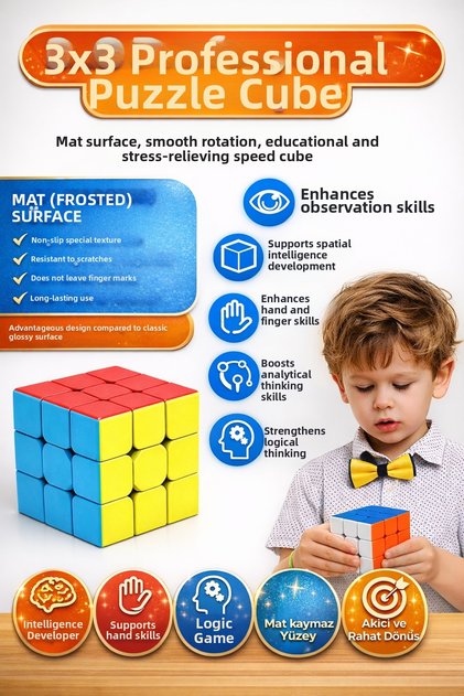 Magic Cube Non-Stick Intelligence Cube Cube (5.5 X 5.5 cm)