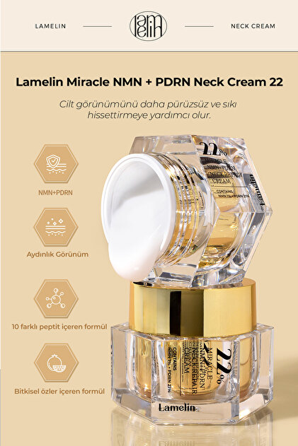 Lamelin Miracle Rejual Cream 30g 2本 Lamelin NMN ve PDRN İçeren Aydınlık ve Kırışıklık Görünümüne
