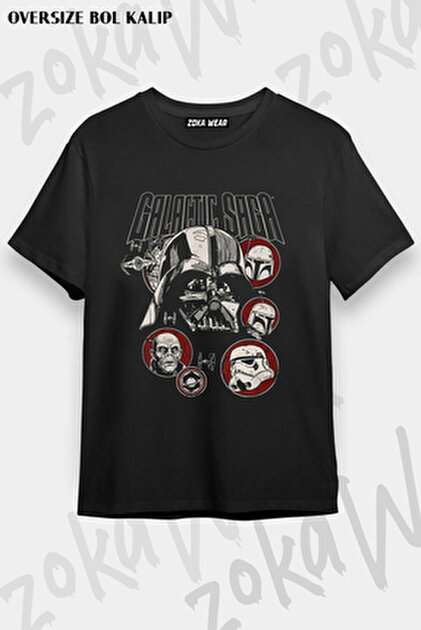 GALASHOP Star Wars Darth Vader Dark Side Siyah Erkek Tişört T
