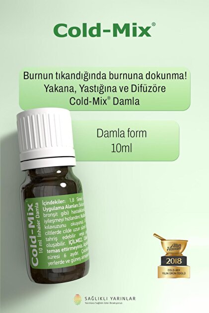 Cold-Mix 10 ml Inhaler Damla - Fiyatı, Yorumları