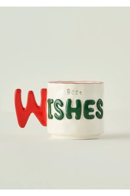 Wishes New Year Stoneware Mug (360 Cc)