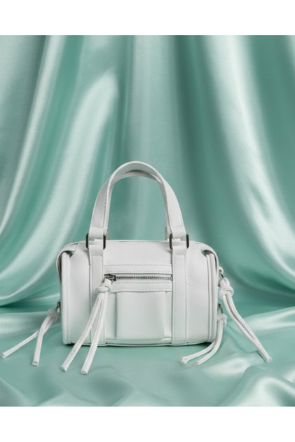 Women's Mini Bowling Bag White