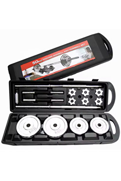 CKSpor 50 Kg Çantalı Krom Dambıl Seti – Ayarlanabilir Döküm Plaka CKSpor 50 Kg Çantalı Krom Dambıl Seti – Ayarlanabilir Döküm Plaka