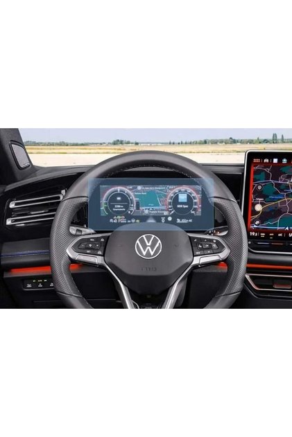 Volkswagen Tiguan E-Tsi Compatible 2024-2026 Model 10.25 Inch Digital Instrument Panel 9H Nano Screen Protector