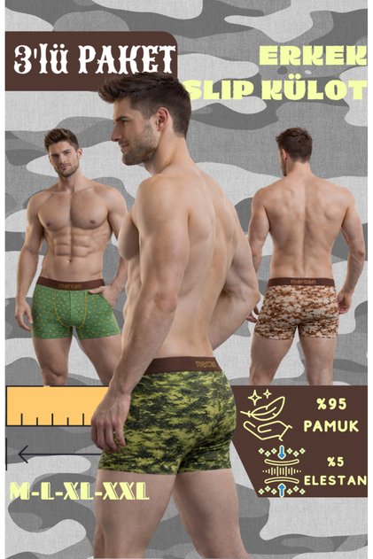 Men's Cotton Boxer 3-Pack Set - Premium and Comfort