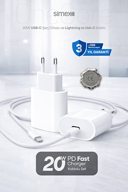 Simex iPhone X-11-12-13-14 Serileri iPad & Airpods ile Uyumlu USB