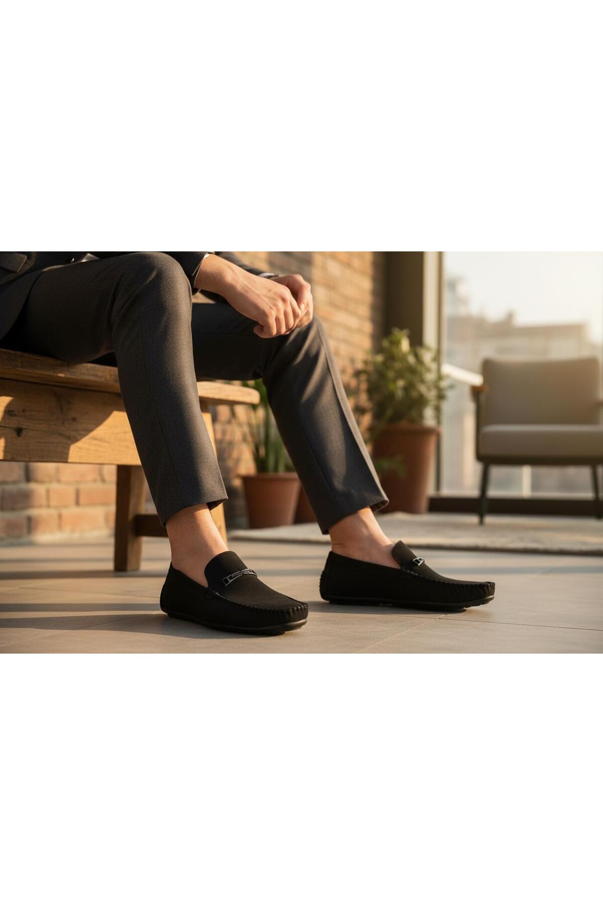 Byk Modessa 272 Thin Sole Black Buckle Stylish Comfortable Daily Shoes