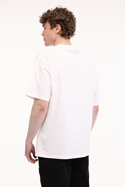 Lotto M-ZANE TEE 5FX Ekru Erkek Kısa Kol T-Shirt - Fiyatı, Yorumları