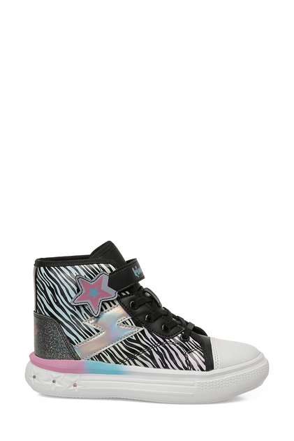 Loops Hi Pu F 5Pr Black Girls' High Sneaker