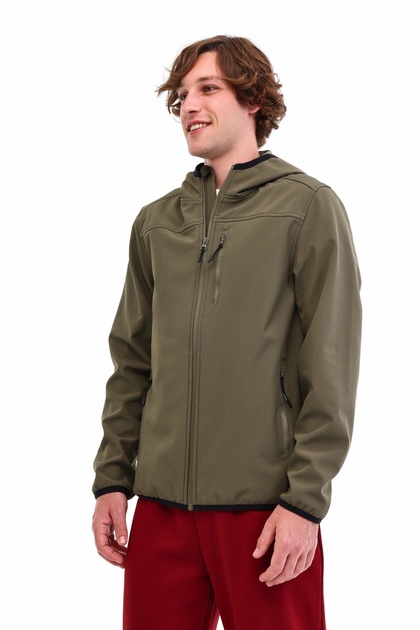 ML BASIC SOFTSHELL 5PR Kaki muška softshell jakna