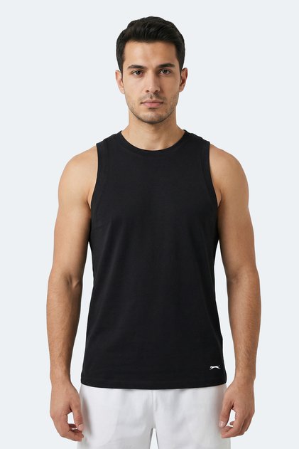 Kulap Men's Sleeveless Black T-Shirt