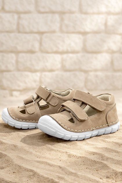 Ruby Genuine Leather Mink Summer First Step Shoes