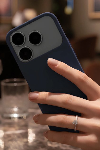 Silicone a Quality Launch Cover with Velvet Inside and Camera Protection Compatible with iPhone 17 Pro Max