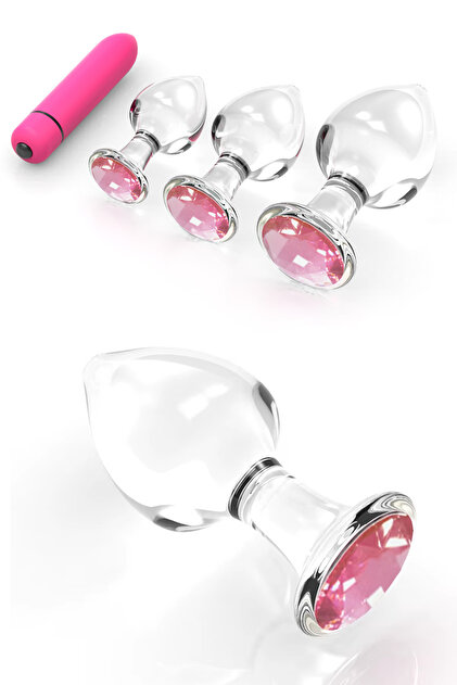 cam anal plug M'Lady Light Up Rotating Silicone Rechargeable Anal Plug main image 1