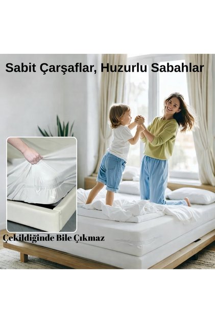 Premium Çarşaf Sabitleyici Düzenleyici Çarşaf Tutucu Aparat 4'lü set Pürüzsüz ve Gergin Yatak