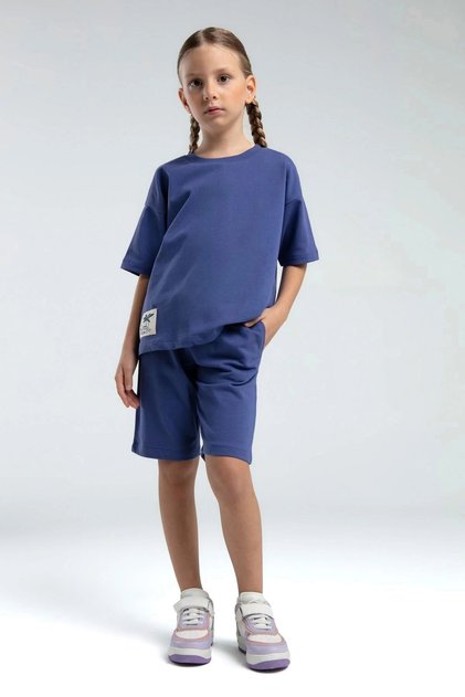 Mother daughter bermyuda set - dark indigo