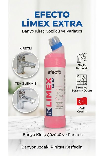 Limex Extra Ultra Güçlü Banyo Temizleyici Ve Kireç Çözücü 710 ml