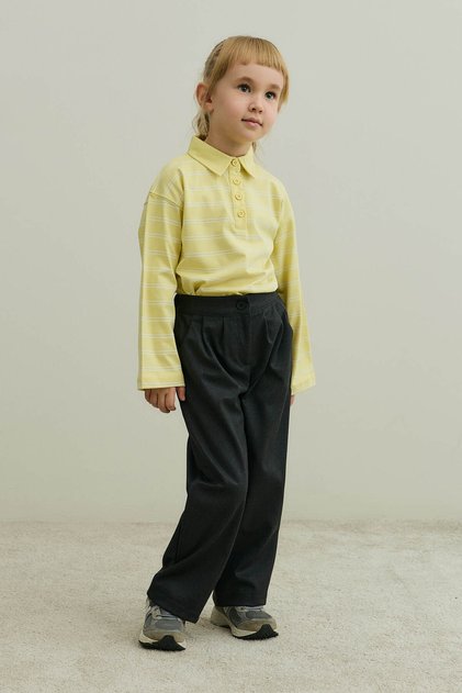Pile Detailed Trousers Smoked