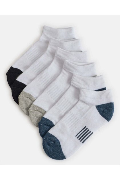 Boys Assorted Jacquard Ankle Length Pack of 3 Sports Socks Set