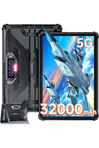 RT7 4G Rugged Tablet, 8GB RAM+256GB ROM 10.1 Inch FHD+, 32000mAh Battery, Dual- SIM, night vision camera lens