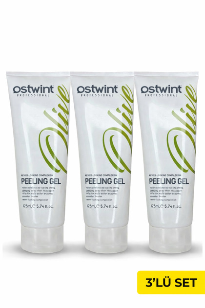 Professional Skin Care Peeling Gel Olive 170 ml Arındırıcı, Canlandırıcı, Pürüzsüzleştirici 3 Adet