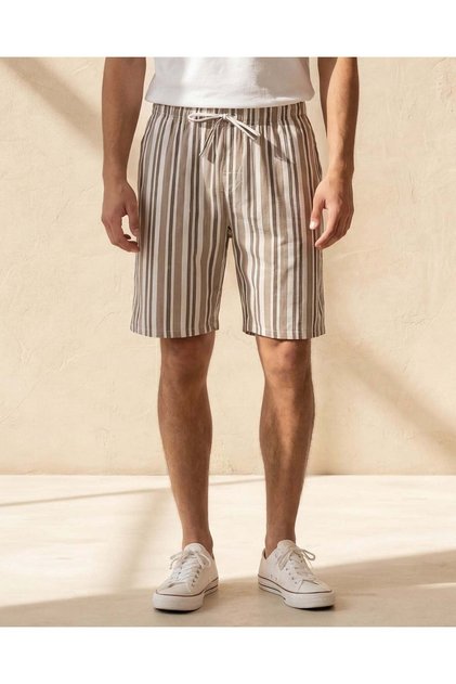 Men Multicolour Woven Pyjama Shorts