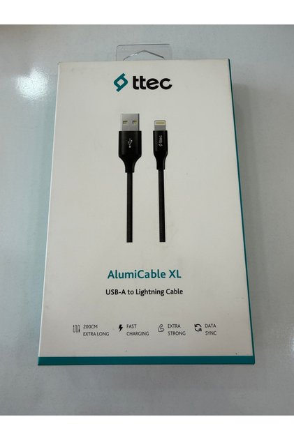 AlumiCable XL USB-A - Lightning Şarj Kablosu 2mt. 2DK19S