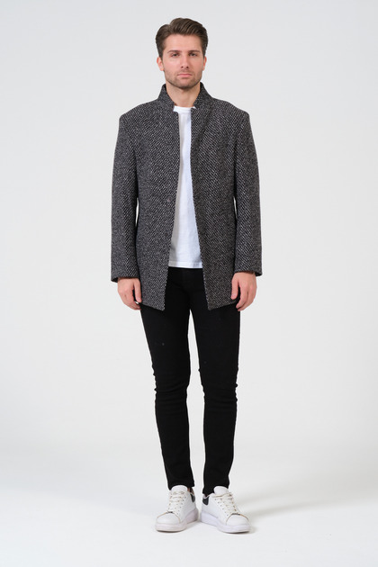 Men's Slim Fit Cashmere Coat, Jacket, Overcoat