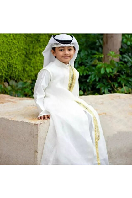 طقم ولادي دقله-ثوب -طاقيه- عقال -غتره
