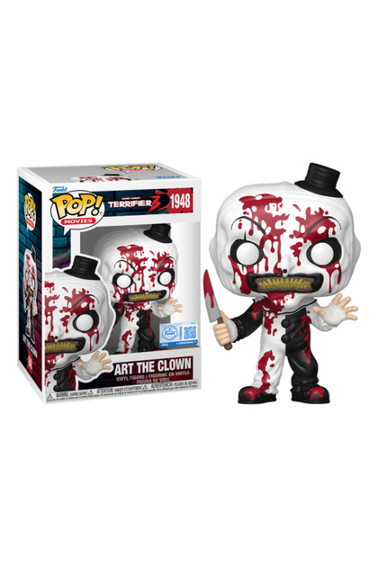 Terrifier – Art the Clown with Knife (Bloody) Pop! #1948 (Special Edition)