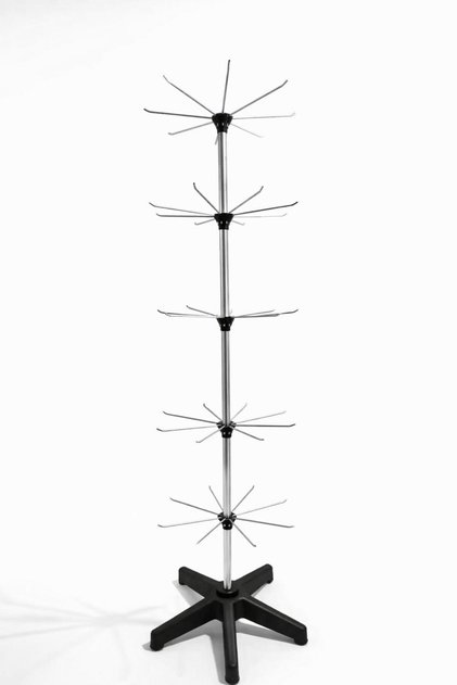 5 Katlı 8 Kancalı Ayarlanabilir Metal Aksesuar ve Bijuteri-Anahtarlık-Kolye-Tesbih Standı (165 cm)
