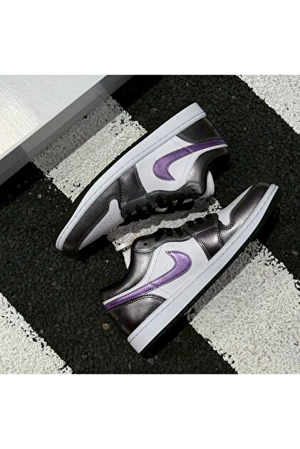 Nike Air Jordan 1 Low SE 'Metallic Purple' (Dar Kalıptır 1 Beden