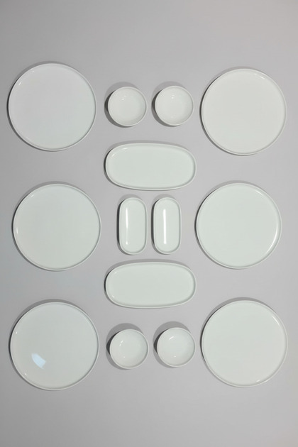 6-Person 14-Piece Toledo Porcelain Breakfast Set Cream – Stylish Breakfast Set