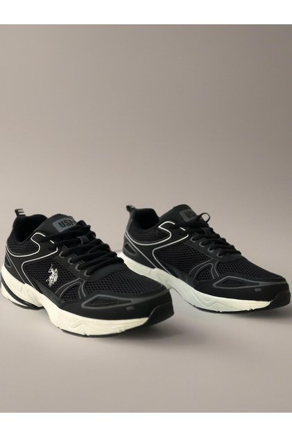 Artes 6FX Siyah Beyaz Taban Sneaker Yürüyüş Ayakkabısı