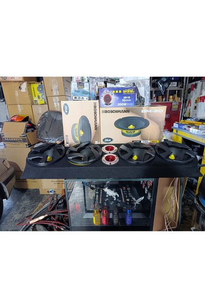 20 cm 4lü set ses sistemi