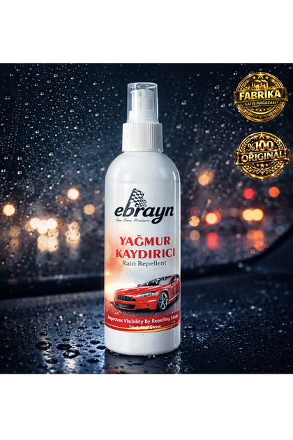 Premium Oto Araç Yağmur Kaydırıcı Sprey Cam Yağmur Kaydırma Spreyi 250ml