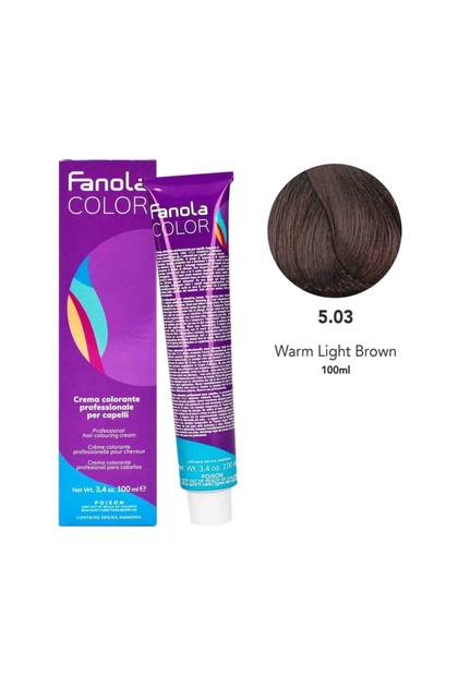Hair Coloring Cream 5.03 Warm Light Brown