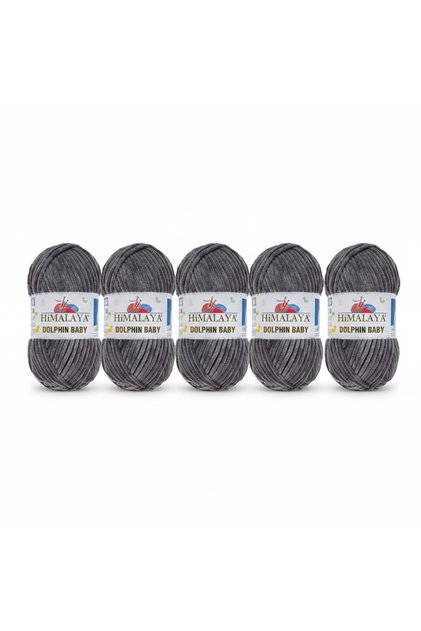 Dolphin Baby Velvet Rope 5 Pack - 80382- 100 Gr. 120 Meters.