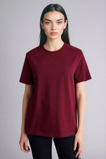 Women's T-Shirt A9428Ax/Br115 Bordeaux