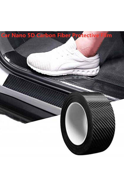 Folie Protectie Carbon 3D Vivendo®, Rola 7 cm x 5 m, Auto si Decorativ