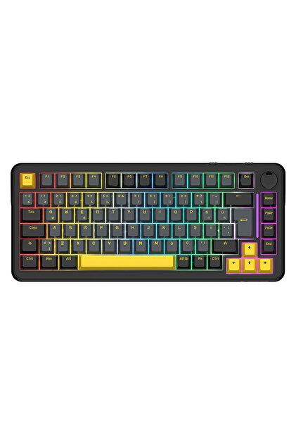 Coverzone Ajazz K870T Pro Kablosuz Hot Swap Mekanik Oyun Klavyesi