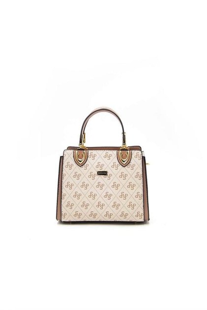 Pink - Salmon Monogram Women's Handbag Sp1133