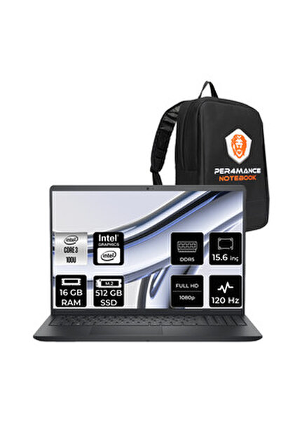 Dell Pro 15 Intel Core 3 100U 16GB 256GB SSD 15.6