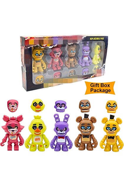 Pufline Freddy Oyuncak Figürleri Five Nights At Freddy's Fnaf 5'li