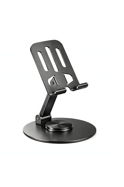Metal Phone Stand 720 ° Rotatable Foldable Desktop Phone Holder