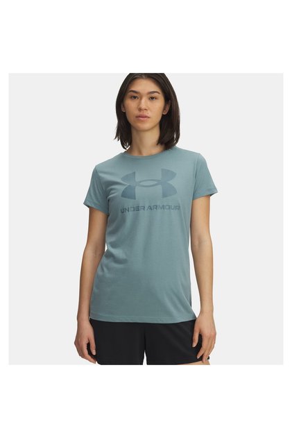 Îmbrăcăminte pentru femei UA LOGO SS 1356305-323, Verde, Mărime XL